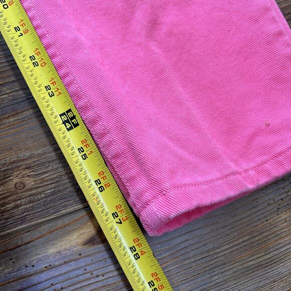 Vintage Newport News Jeanology Collection Pink Mom Jeans Size 14 Tapered Leg - Picture 7 of 9